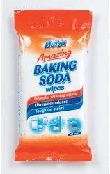 Duzzit 9 Packs of Amazing Baking Soda Wipes Pack 120 Sheets Total