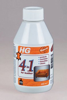 HG HAGESAN 4 IN 1 FOR LEATHER CLEANER RESTORER