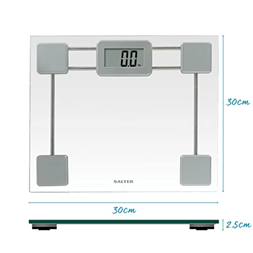 Salter Compact Glass Electronic Bathroom Scale