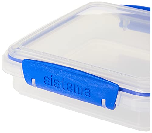 Sistema Lunch Food Storage Containers | 400 ml | Small Snack Pots | BPA-Free Plastic | Assorted Colours | 3 Count