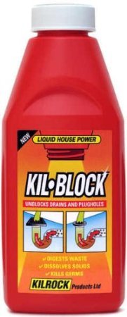 KILROCK KIL-BLOC 500ML DRAIN CLEANER BATHROOM (Pack Of 1)