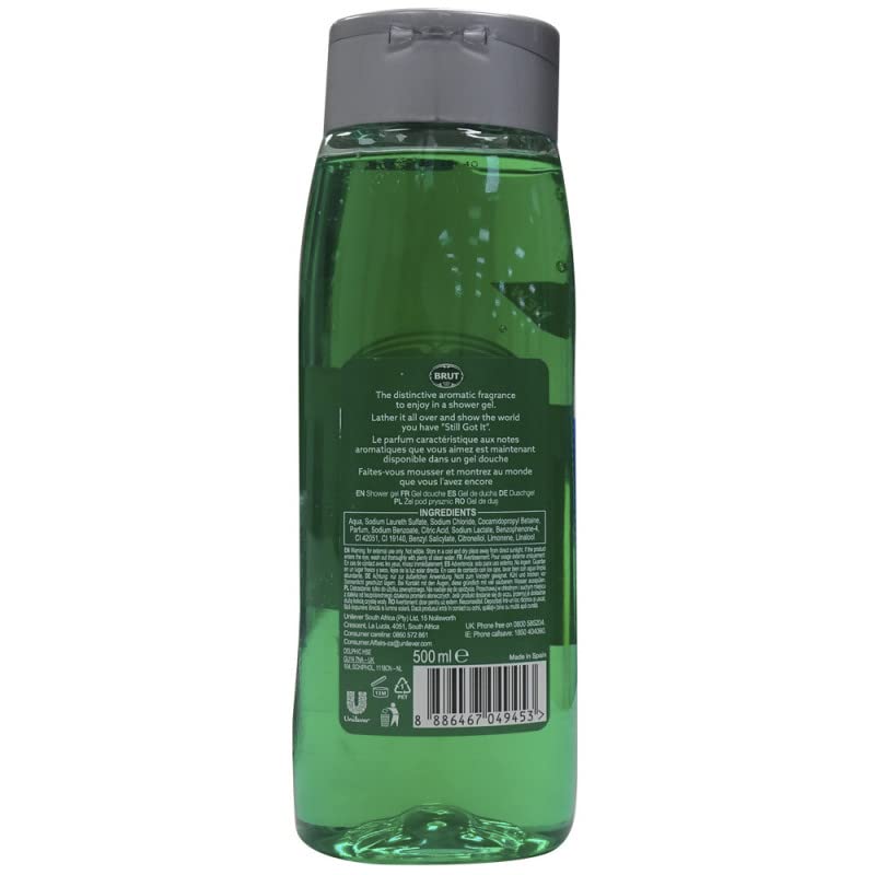 brut shower gel 500ml original