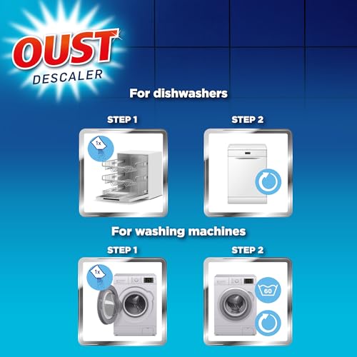 Oust Dishwasher & Washing Machine Descaler (2 Sachets)