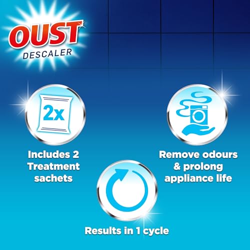 Oust Dishwasher & Washing Machine Descaler (2 Sachets)