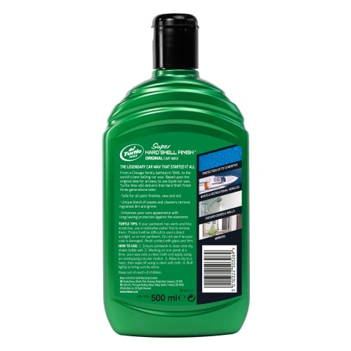 Turtle Wax 51795 Original Hard Shell Shine Car Liquid Wax