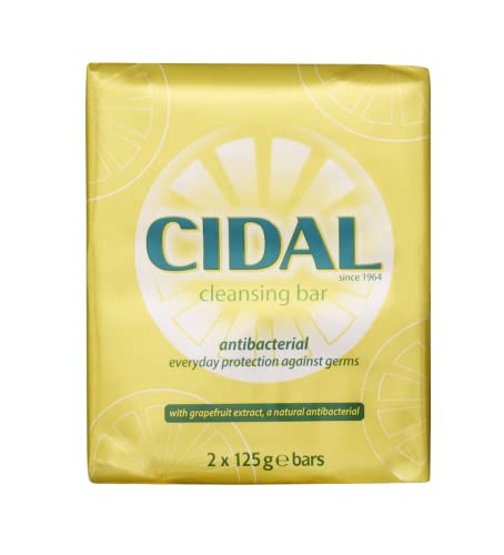 Cidal Natural Antibacterial Soap TWIN PACK 125g