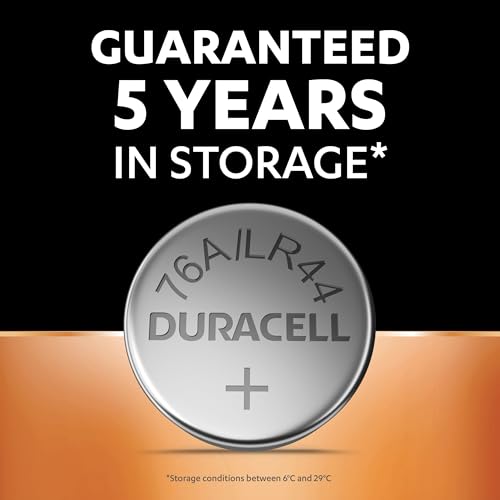 Duracell Knopfzelle Alkaline Batterie (LR44/AG13/V13 GA) 2 Stück