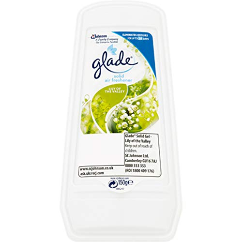 3 x Glade Solid Gel Air Freshener 150g Lily of the Valley