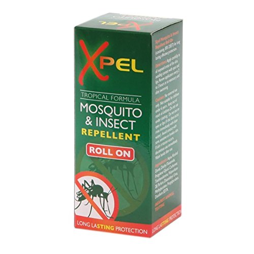 2 X 75 ml XPEL MOSQUITO & INSECT REPELLENT ROLL ON WITH IR3535