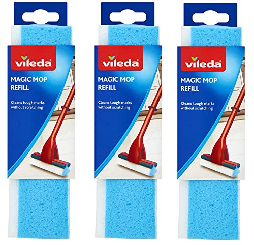 Vileda Magic Mop Angled Head Refill Pack of 3 - 096511 X 3