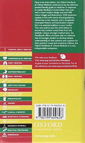 Oxford Handbook of Clinical Medicine 9/e (Flexicover) (Oxford Medical Handbooks)