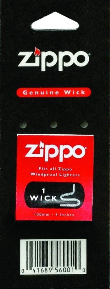 Zippo Lighter Fluid & Accessory Kit: 125ml Windproof Fuel Refill, Genuine Zippo Wick, & 6 Zippo Flints