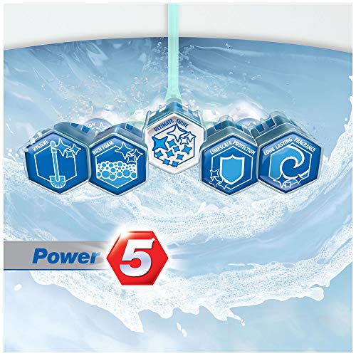 Domestos Power 5 Ocean Toilet Rim Blocks, Pack of 9