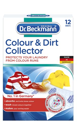 DR BECKMMANS COLOUR & DIRT CATCHER 12 SHEETS- WASHING MACHINE - 12 SHEETS