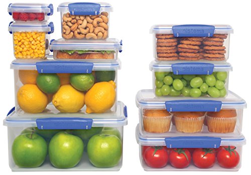 Sistema Lunch Food Storage Containers | 400 ml | Small Snack Pots | BPA-Free Plastic | Assorted Colours | 3 Count