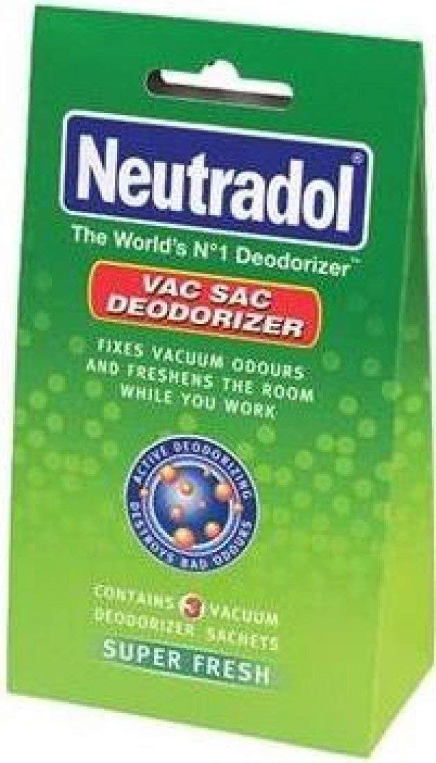 Neutradol 3 x Vac Deodorizer Super Fresh (Pack of 3 Satchets)