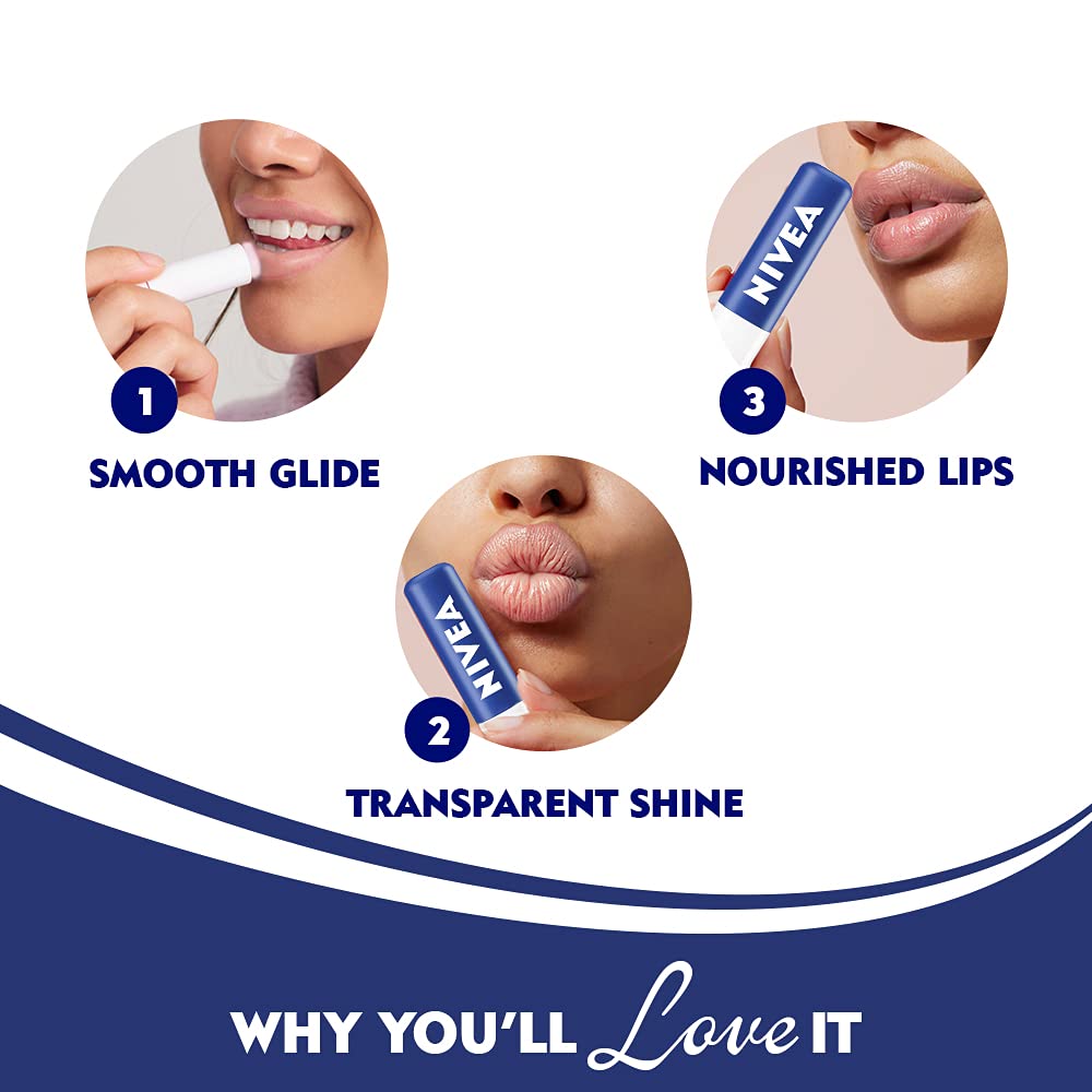 Nivea Lip Balm Original Care,4.8 g