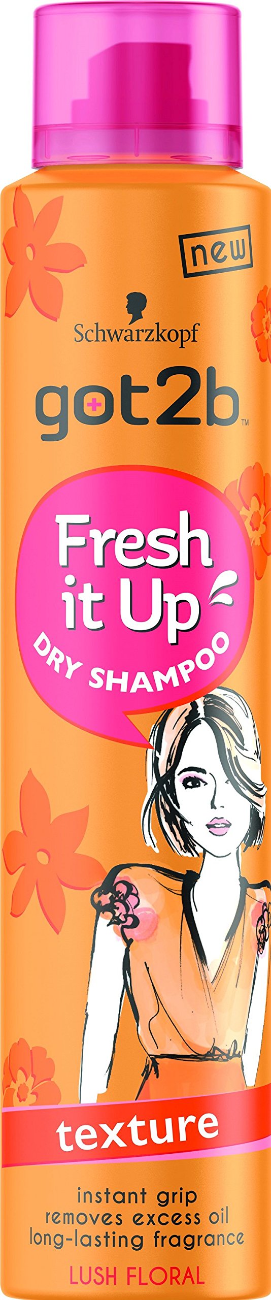 3x Schwarzkopf Got2b Fresh It Up TEXTURE Dry Shampoo 200ml