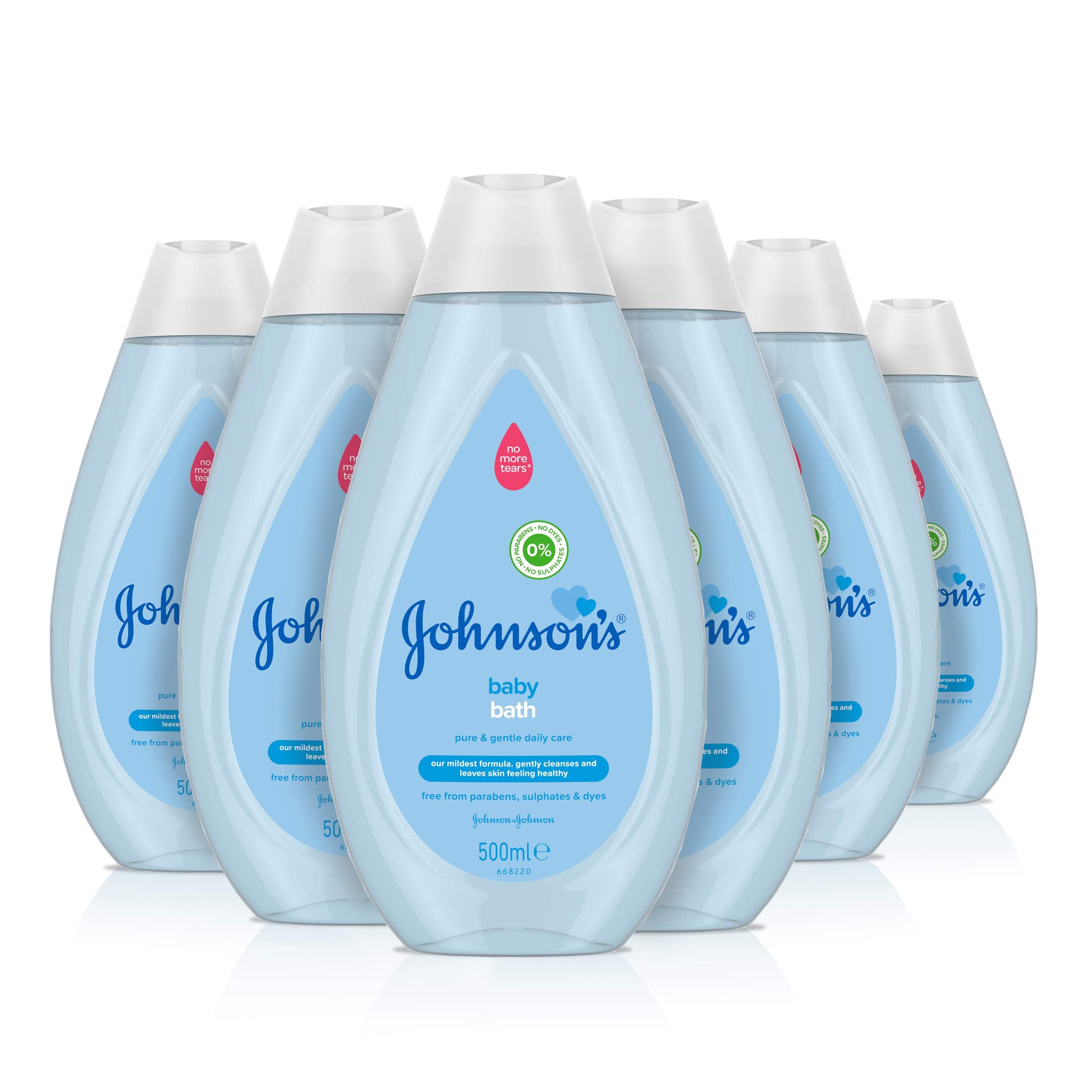 Johnson's Baby Bath 500ml Gentle Clean Healthy Skin 6 Pack