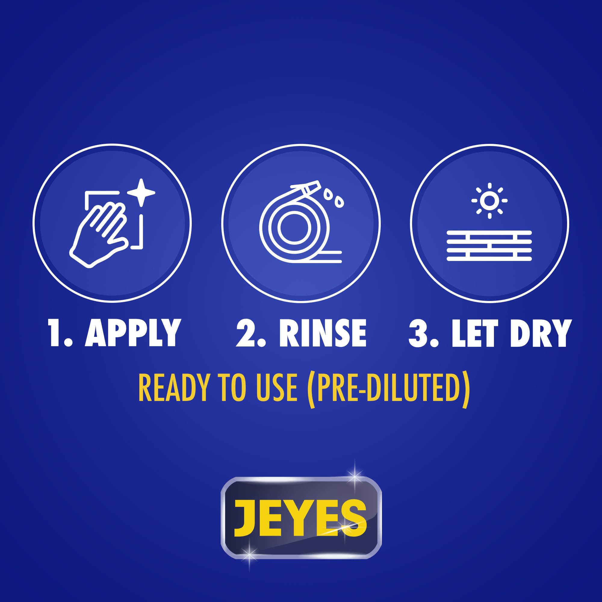 Jeyes Fluid Ready-To-Use Outdoor Cleaner and Disinfectant for Paths, Patios, Driveways and Pet Housing, Blue, 4 Litre, Packing May Vary.