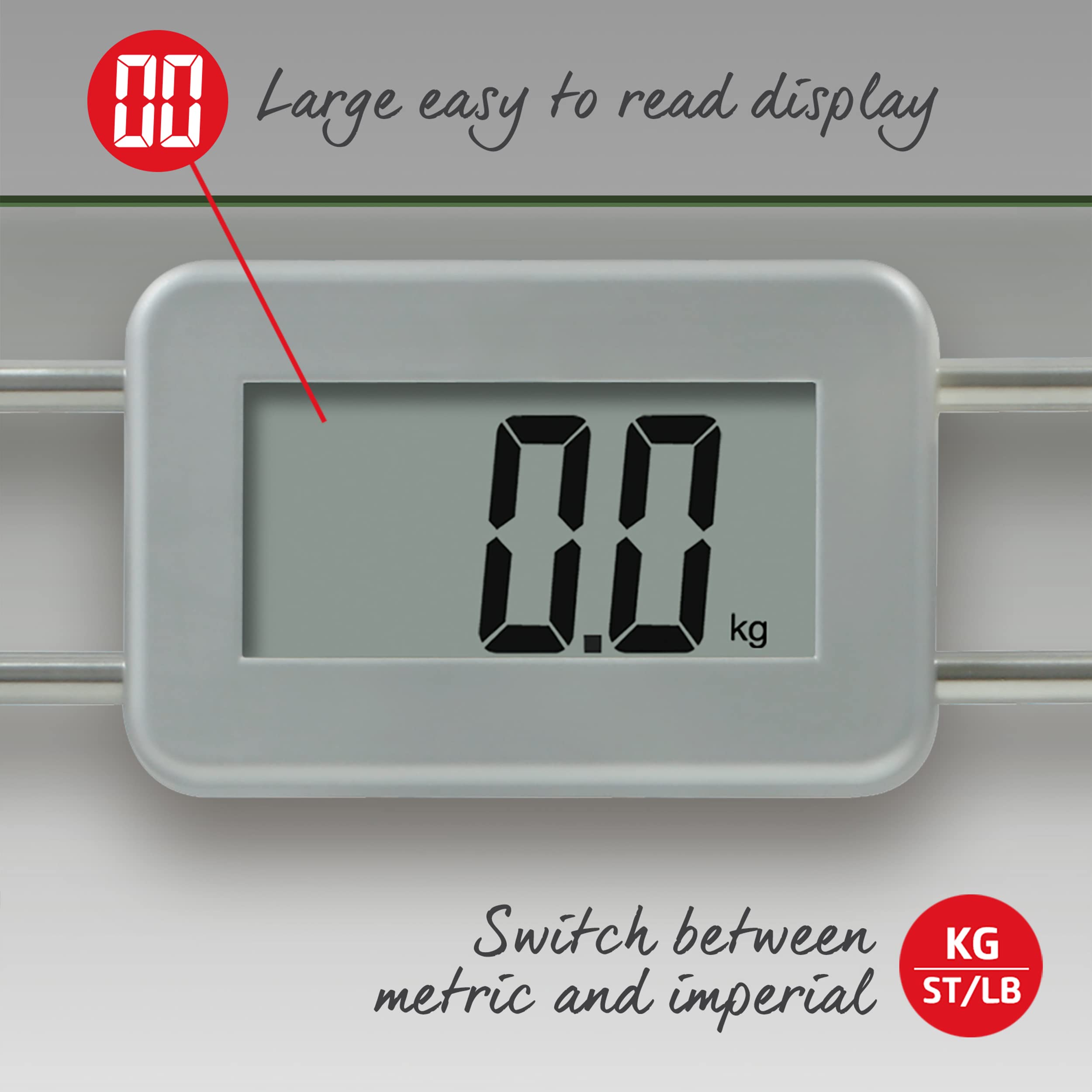 Salter Compact Glass Electronic Bathroom Scale