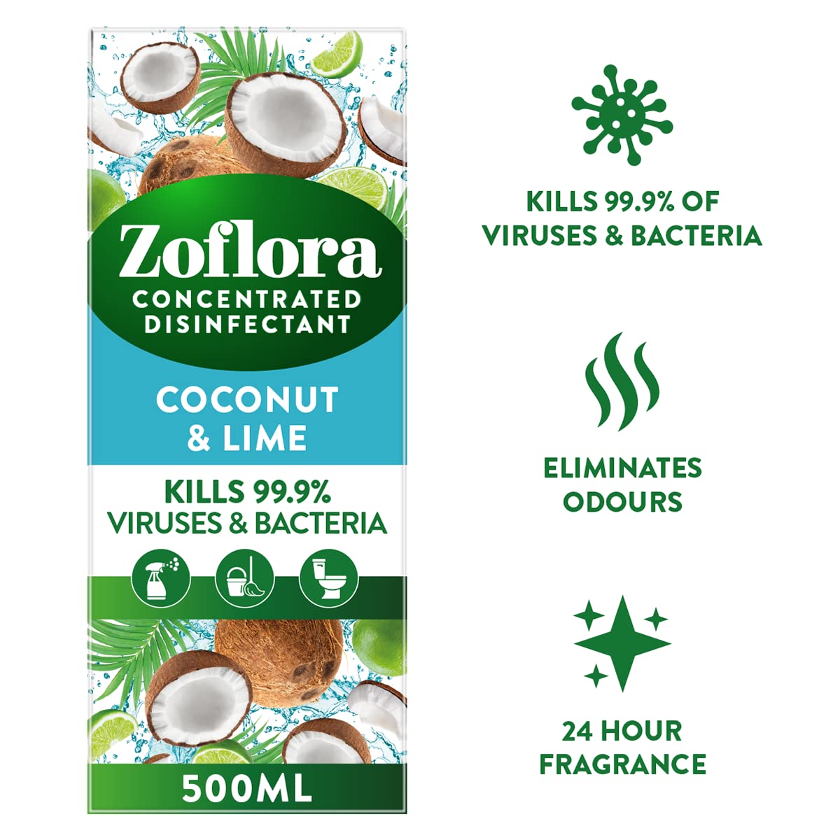 Zoflora Linen Fresh Concentrate, 500ml (Pack of 1)