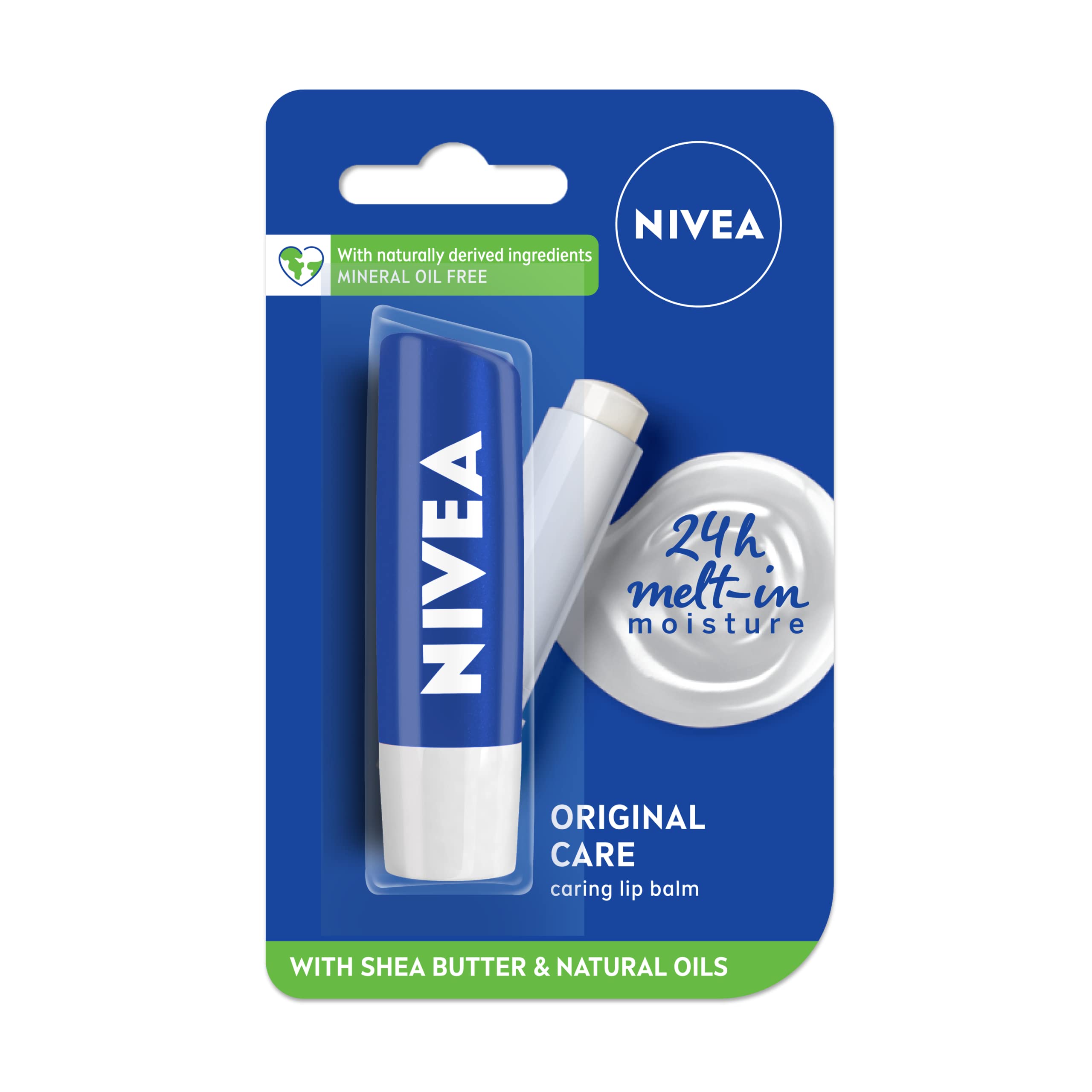 Nivea Lip Balm Original Care,4.8 g