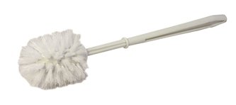 Plain White Plastic Toilet Brush, Fits All Holders - Bargain Genie