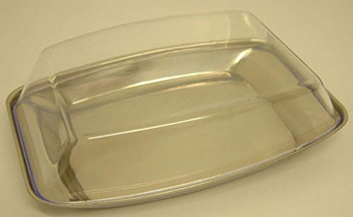 Sunnex 52228-Z Butter Dish Stainless Steel Plastic Lid - Bargain Genie