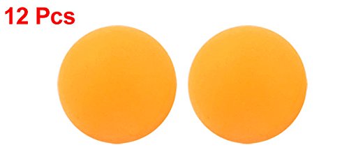 Sports Orange Plastic Table Tennis Ping Pong Balls 40mm Dia 12 Pcs - Bargain Genie