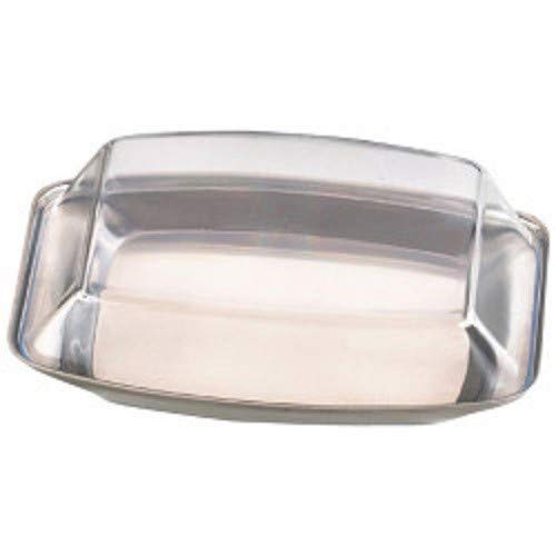 Sunnex 52228-Z Butter Dish Stainless Steel Plastic Lid - Bargain Genie