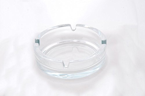 Pasabahce Glass Cigarette Ashtray (Pack of 2) - Bargain Genie