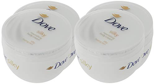 Dove Silky Nourishment Body Cream 300ml - 4 Pack - Bargain Genie