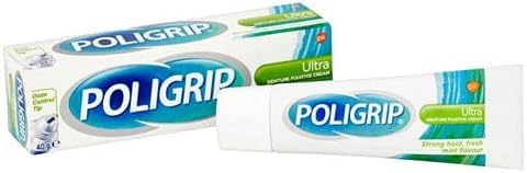 Poligrip Denture Fixative Cream Ultra 40g x 6 Packs by GSK