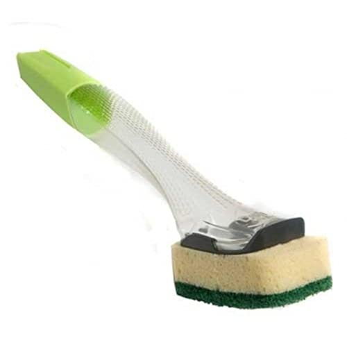 2XThe Dishmatic Washing Up Brush plus Heavy Duty Sponge - Bargain Genie