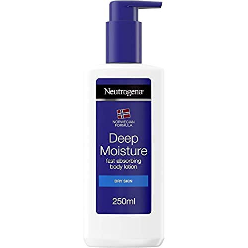 Neutrogena Deep Moisture Fast Absorbing Body Lotion 250 ml 24 Hour Moisturisation