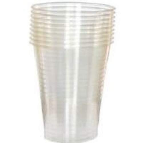 100 Plastic Disposable Clear Cups or Drinking Glasses 7oz - Bargain Genie