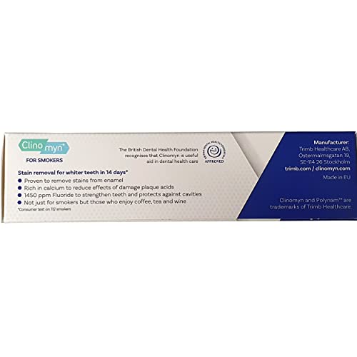 Clinomyn Toothpaste For Smokers 75ml x 3 Packs by Clinomyn - Bargain Genie