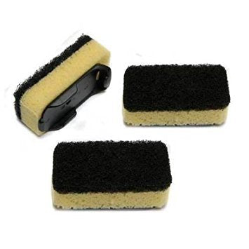 9 Extra Heavy Duty Dishmatic Black Refill Sponges from Caraselle - Bargain Genie