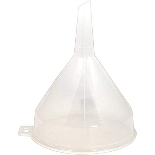 Whitefurze 14cm Clear Plastic Funnel - Bargain Genie