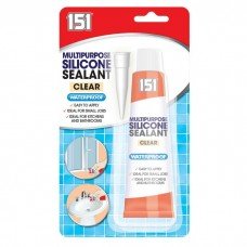 2 Multipurpose Silicone Sealant Clear 2 x 70g - Bargain Genie