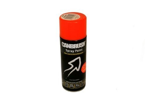 Canbrush Specialist Metal, Plastic and Wood Spray Paint Orange C14 400ml