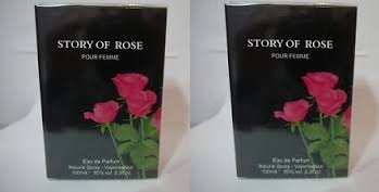 New Story of Rose Ladies perfume Natural Spray Womens 100ml (2 Pack) - Bargain Genie