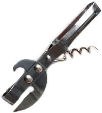 BargainGenie Stab Can Tin Bottle Opener with Cork Screw Old Fashion Traditional - Bargain Genie