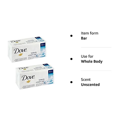 Beauty Original Dove Bar Soap Cream Pack Bars - Bargain Genie