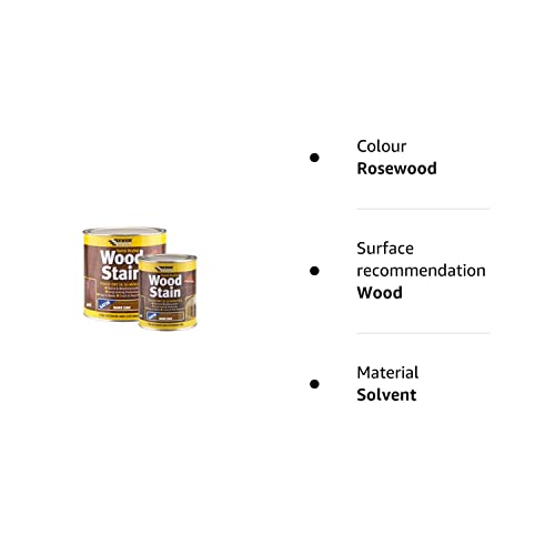 Everbuild EVBWSRW250 250 ml Quick Dry Wood - Stain Satin Rosewood_P - Bargain Genie