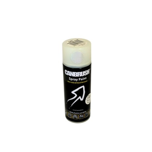 CANBRUSH Spray Paint - For Metal Plastic & Wood 400ML - Sparkling Silver C48 - Bargain Genie