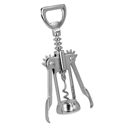 Metaltex Winged Corkscrew, Chrome, Stainless Steel - Bargain Genie