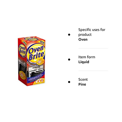 oven brite 2 X 500ML - Bottle Bag & Gloves Included - Complete Oven Cleaner - Bargain Genie