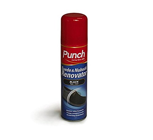 Punch Suede & Nubuck Renovator Aerosol - Black Accessories Shoecare - Bargain Genie